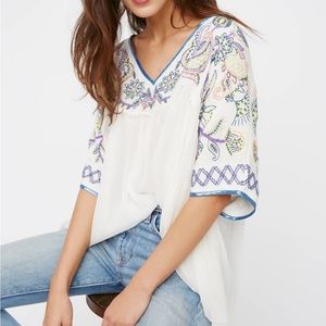 Free People Sunset Lovers Beaded Top